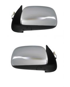 Toyota Hilux Mk6 2005-2011 Electric Door Wing Mirror Chrome Pair Right Left