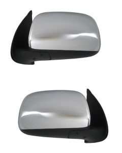 Toyota Hilux Mk6 2005-2011 Manual Chrome Door Wing Mirror Pair Irght Left 