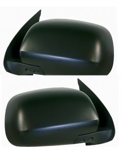 Toyota Hilux Mk6 2005-2011 Manual Door Wing Mirror Black Pair Right Left