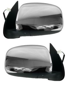  Toyota Hilux 2012-2016 Chrome Electric Door Wing Mirror Pair Set