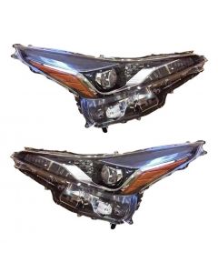 Fits Toyota Prius 2019-2023 Front Headlight Headlamp Pair Right Left O/S N/S