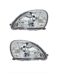 Toyota Yaris 2003-2005 Headlight Headlamp Pair Right & Left