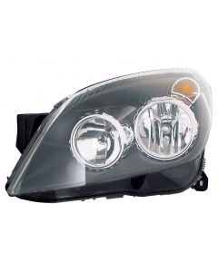 Vauxhall Astra Mk5 2004-2009 Black Headlight Headlamp Passenger Left Side