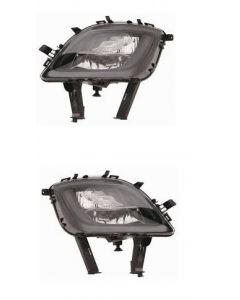 Vauxhall Astra 2009-2012 Fog Light Spot Lamp Black Pair Set O/S N/S