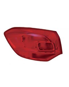 Vauxhall Astra J 2009-2015 Chrome Hatchback Rear Light Tail Back Lamp Passenger Near Lh Side