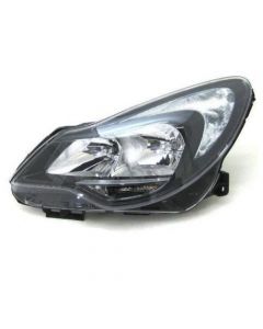 Vauxhall Corsa D 2011-2015 Headlight Headlamp Black Rh Right Driver Side