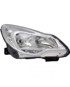 Vauxhall Corsa D 2011-2014 Headlight Headlamp Chrome Lh Left Near Side Left