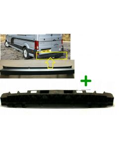 W Crafter 2017- Rear Bumper & Support Bracket Set