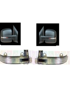 Vw Crafter 2017- Indicator Blinker Door Wing Mirror Pair Both