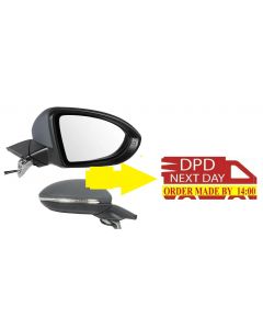 VW Golf Estate 2013-2020 Door Wing Mirror Electric Power Folding Driver Side