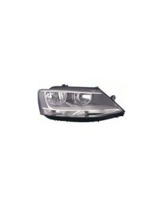 Vw Jetta 2011-2018 Headlight Headlamp Black Driver Side Off Side Rh Side