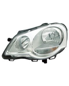 Vw Polo 2005-2009 Headlight Headlamp Chrome Passenger Near Lh Left Side Ns