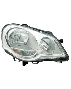 Vw Polo 2005-2009 Headlight Headlamp Chrome Driver Rh Side Off Side