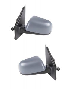 Vw Polo 2005-2009 Manual Primed Door Wing Mirror Pair Set Both Right & Left