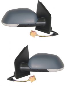 Vw Polo 2005-2009 Electric Door Wing Mirror Pair Set Both Right & Left