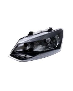 Volkswagen Polo 2009-2014 Single Reflector Headlamp Lh Left N/S Near Side