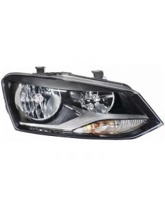  Vw Polo 2009 To 2014 Shape Driver Side O/S Headlight Headlamp