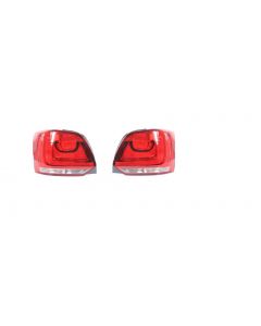 Vw Polo 2009-2014 Rear Light Tail Lamp Back Pair Set Both Right & Left