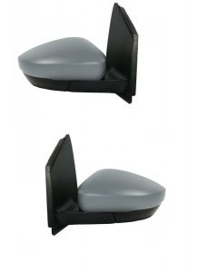 Vw Polo 2009-2014 Manual Door Wing Mirror Pair Set Both Right & Left