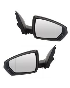 Fits Vw Polo 2018-2024 Electric Door Wing Mirror Manual Fold Pair Right Left