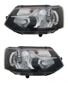 Vw Transporter 2009-2015 Single Headlight Headlamp Pair Right Left 