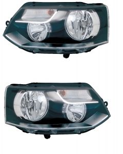 Vw Transporter 2009-2015 Twin Headlight Headlamp Pair Right Left 