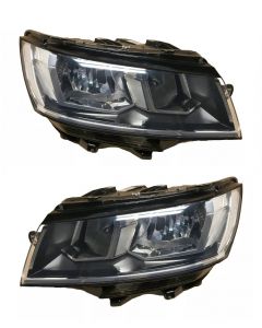 Fits Vw Transporter 2020-2024 - Transporter Caravelle 2020-2022 Headlight Halogen (No Drl ) Pair Right Left Rh Lh