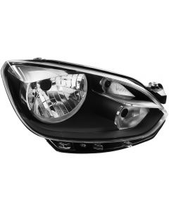 Vw Up 2012-2016 Black Headlight Headlamp Rh Right Driver Side Off Side