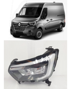 RENAULT MASTER 2019- FRONT HEADLIGHT HEADLAMPS   LH LEFT SIDE NEAR SIDE